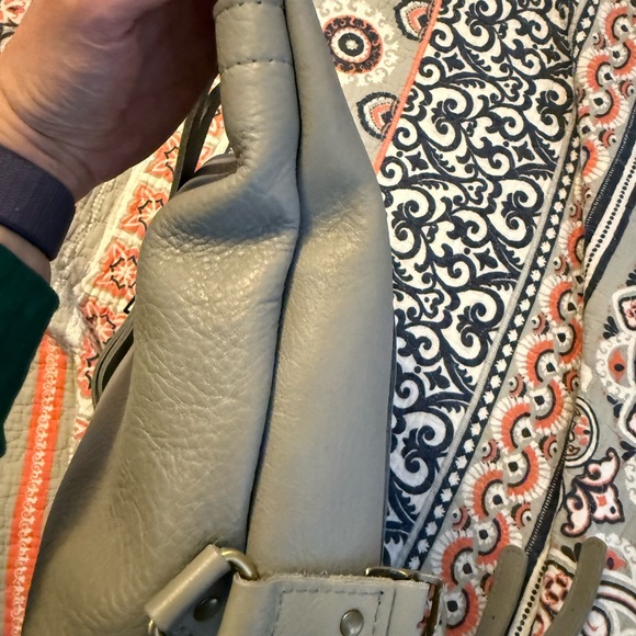 Portland Leather Tote Backpack in Nimbus - Picture 9 of 12